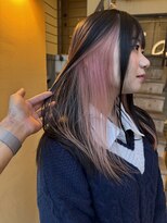 ロンド ストラーダ 心斎橋(Lond strada)&nbsp;韓国前髪顔周りレイヤー×ハイトーン[心斎橋/髪質改善]