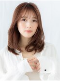 ツヤ髪大人かわいい先パーマレイヤーロングg小山20代30代40代