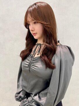 アッシュ 中野店(Ash) イメチェン/似合わせカット/フルバング/レッドブラウン/中野