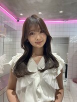 ロンドルーチェ 心斎橋(Lond luce)&nbsp;ダークアッシュ/ミディアムレイヤーカット［髪質改善/縮毛矯正］