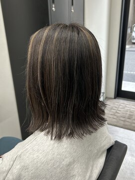 アルター(aL ter) 切りっぱなしボブ/メルティカラー/似合わせカット