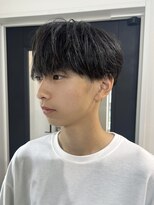 ベル 桑名(BHEL)&nbsp;三重桑名ニュアンスパーマシースルーマッシュ緩めセンターパート