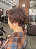 木村法子【くせ毛活かしショート×ミルクティー】