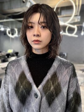 イトシテ レイヤーボブ×ラフスパイラルパーマ　【鎌田　隆雅】