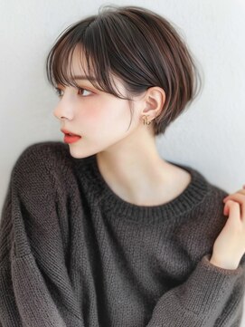 ヘアメイク アージュ 天神西通り店(HAIR MAKE age) 大人マッシュショート レイヤーボブ グレージュカラー