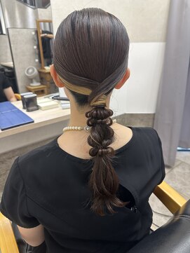 ジゼル 宗像(GiseL) タイトヘアセット / 編み下ろし / ロングアレンジ