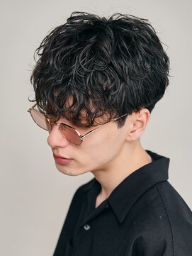 フィフス 原宿(fifth) 原宿ルーズパーマメンズカットシャドウパーママッシュウルフ30代