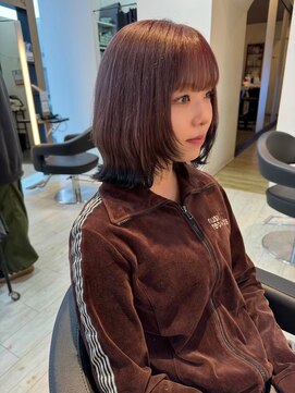 インク サカエ(inq sakae) レイヤーボブ/テールカラー