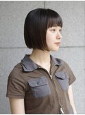【倉田真希】切りっぱなしボブ　前下がりボブ　前髪あり