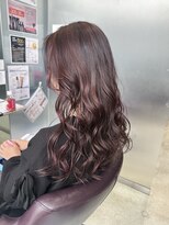 ファースト 東仙台店(first) カシスピンク・ハイライト・ロング