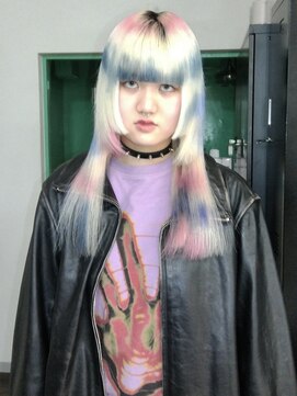 スリット(slit) パステルミックス×ロング