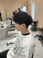 ジジ インターパーク 宇都宮(Gigi)&nbsp;メンズパーマ/波巻きパーマ/波巻きスパイラル/刈り上げマッシュ