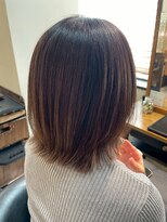 ヘアリゾート粋 トゥジュ 池袋東口店(tujuh) ミディアムレイヤー/ブラウン/ナチュラル/レイヤーカット