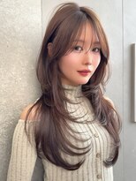 ハーツ 熊本(hearts.) 大人上品で柔らかな艶髪ヘーゼルベージュ×レイヤーカット