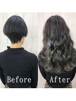 あるじゃんすー さいたま店&nbsp;グレーブラック#シールエクステ#アッシュブラック#美髪#大宮