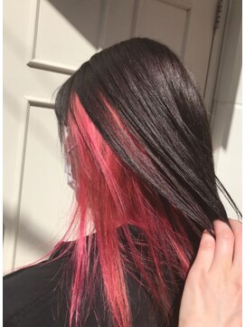 ヘアー ブランコ(hair Blanco) 全体カラー＆インナーカラー♪ダークグレージュ～ピンク