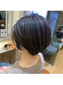 白髪ぼかしハイライト