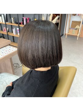 ヘアーサロン ハイプ(HYPE) 【大人女子に大人気】丸みのある柔らかいボブ×ブルージュカラー