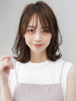 リヤン 表参道(lyann) 大人かわいい美髪こなれミディネビージュ前髪小顔ケアカラー