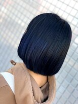 ヘアポジション 大曲飯田店(HAIR Position)&nbsp;ミニボブ×ブルーブラック