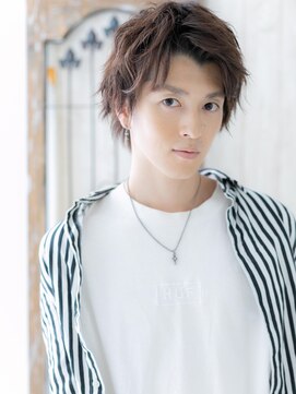 メンズヘア ビーセカンド 草加店(MENS HAIR B-2) 女子ウケバッチリ◎暖色系カラーネオミニウルフL