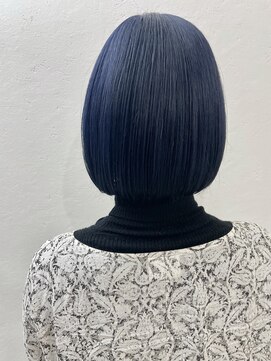 ベルム(Belme) コンパクトネイビーボブ×髪質改善トリートメント/用賀