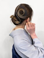 オル(Olu)&nbsp;【MASAYA】シニヨンアレンジ×着物アレンジ