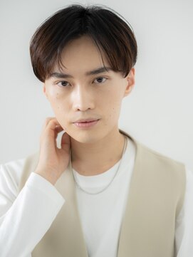 モッズヘア メン 上尾東口店(mod's hair men) センターパート×マットブラウンのイケメンマッシュC上尾