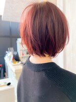 キャアリー(Caary)&nbsp;福山　秋冬丸みショートボブ　ショートヘア人気キャアリーcaary