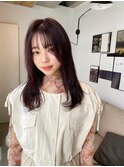 10代20代30代ミルクティーベージュダブルカラーブリーチ新潟万代