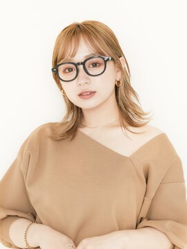 エンタク 新宿三丁目店(enntaku) ケアブリーチ/グラデーションカラー/ペールベージュ[新宿三丁目]