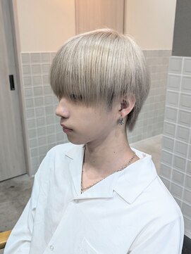 ボアップ(boappu) #ホワイトカラー#メンズヘア#メンズカラー