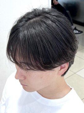 クアトログランシュ ひたちなか店(QUATRO×GranCieux) ニュアンスパーマ×シースルーマッシュ【ひたちなか/メンズ】