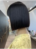 ■癖毛だって湿気や汗に負けない！！髪質改善　ボブ　ワンレン