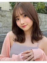 ガーデン 渋谷(GARDEN) くびレイヤー前髪ありイメチェンアンブレラカラーこなれミディ