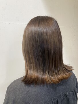 オーガニックマインド 坂戸 鶴ヶ島(organic+mind) 大人可愛い小顔こなれカールチョコレートカラーブリーチなし