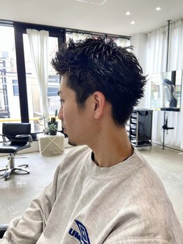 パープル(PURPLE)の写真/少人数のプライベート空間でメンズヘアもオシャレに☆