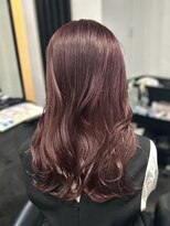 カムジーヘッドカミノウラ(COMEGHEAD KAMINOURA)&nbsp;ダブルカラーピンクカラーインナーカラーベージュカラーブリーチ