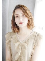 シュシュット(chouchoute)&nbsp;美髪質改善ホワイトブロンドワイドバングイメチェン外ハネボブ14