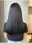 黒髪 艶髪 ロブ 髪質改善 虜トリートメント 大阪 天王寺