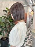 イメチェン/ホワイトブロンド/外ハネボブ/美髪/栄/矢場町h15
