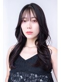 ミディアムレイヤー/20代30代大人かわいい/オリーブグレージュ