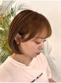 耳掛けでモテ度アップ！顔周りスッキリボブ♪