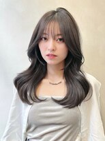 グロー 大宮(GLROW)&nbsp;□ 韓国大宮顔周りレイヤーカットハッシュカットミディアムヘア