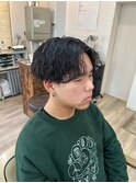 波巻きツイストスパイラルパーマ