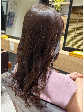 インフィニティー 水天宮前店(Infinity) 【髪質改善】ツヤと透明感!大人のためのピンクアッシュロング