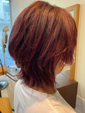 クラップス オル 金沢八景(CLAPS Ore) 金沢八景ショートボブイルミナカラー丸みレイヤーくびれショート