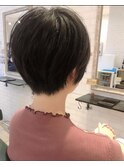 ショート/ショートボブ/くびれ/コンパクト