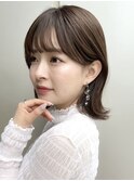 韓国風レイヤーカット髪質改善ダブルカラーハッシュカット