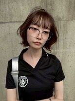 ラヴィズム 松崎店(LUVISM)&nbsp;韓国/顔周りレイヤー/おくれ毛/ベージュ/ダブルカラー/東区/松崎